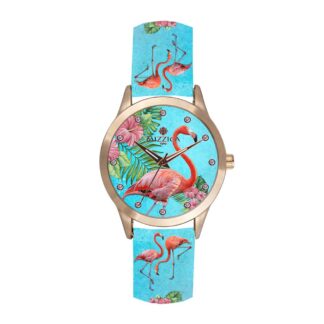 Orologio Solo Tempo Mizzica in Acciaio e Pelle - I Fenicotteri - MB123