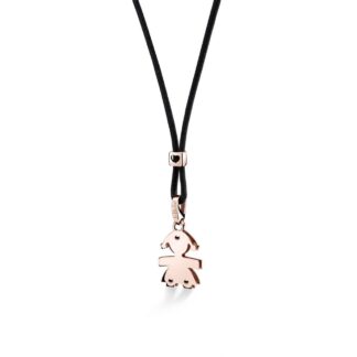 Ciondolo Le Bebè Bimba in Oro Rosa - I Cuccioli - LBB043