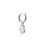 Mono Orecchino Pendente Le Bebè Bimba in Oro Bianco - i Classici - LBB123/1