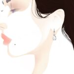 Mono Orecchino Pendente Le Bebè Bimba in Oro Bianco - i Classici - LBB123/1