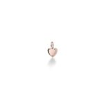 Charm Le Bebé in Oro Rosa e Argento Cuore - Lock Your Love - LBB163