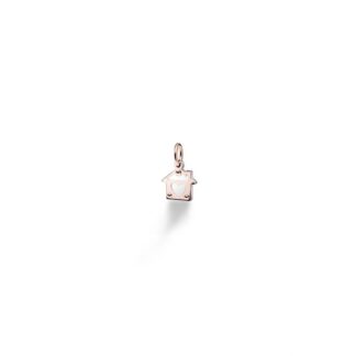 Charm Le Bebé in Oro Rosa e Argento Casa - Lock Your Love - LBB164