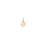 Charm Le Bebè in Oro Rosa e Argento con Lettera G - Lock Your Love - LBB170-G