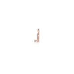 Charm Le Bebè in Oro Rosa e Argento con Lettera L - Lock Your Love - LBB170-L