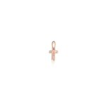 Charm Le Bebè in Oro Rosa e Argento con Lettera T - Lock Your Love - LBB170-T