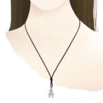 Ciondolo Le Bebè Bimbo in Oro Bianco con Diamanti - i Pavé - LBB542/M