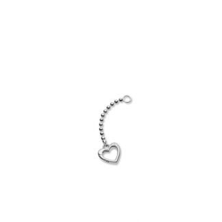 Elemento Singolo Le Bebè in Argento con Cuore - Lock Your Love - LBBA164
