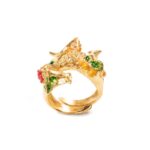Anello Isola Bella in Argento e Smalti | Trinacria - Loving Sicily - 20001013