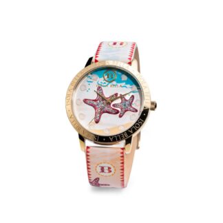 Orologio Isola Bella in Acciaio e Pelle Stelle Marine - 40000047