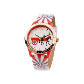 Orologio Isola Bella in Plastica e Pelle Carretto - 40000049