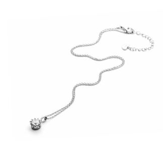 Collana 4US Paciotti in Argento con Zirconi - Crown - 4UCL3694W