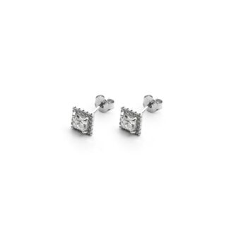 Orecchini 4US Paciotti in Argento con Zirconi - Square - 4UOR3719W