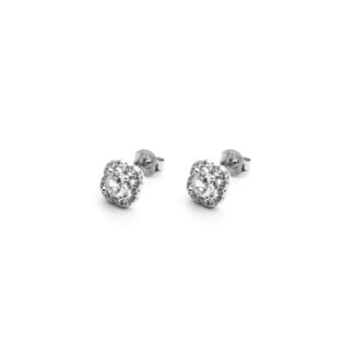 Orecchini 4US Paciotti in Argento con Zirconi - Round - 4UOR3722W