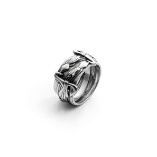 Anello Cesare Paciotti in Argento con Spadino - Rock Band - JPAN2121V