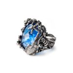 Anello Isola Bella in Argento con Siamite® Acqua – Nude – 20001048