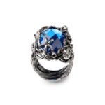 Anello Isola Bella in Argento con Siamite® Acqua – Nude – 20001048