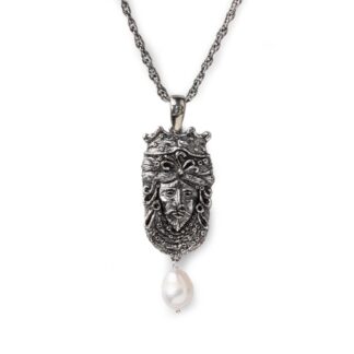 Collana Isola Bella in Argento con Perla Re Mori – Nude – 20001065