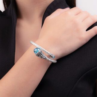 Bracciale Gerardo Sacco in Argento con Cubic Zirconia | Estate - Stagioni - 27804