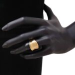 Anello Artlinea in Oro Giallo Fascia Incavata - Glam - AP003-LG