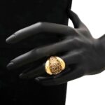 Anello Artlinea in Oro Giallo Fascia Geometrica - Glam - AP036