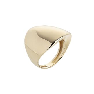 Anello Artlinea in Oro Giallo Fascia Sfaccettata - Glam - AP136-LG