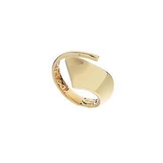 Anello Artlinea in Oro Giallo Fascia Squadrata - Glam - AP209-LG