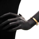 Bracciale Artlinea in Oro Giallo Concavo - Glam - BP015-LG