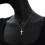 Collana Artlinea in Oro Giallo e Bianco | Croce - Croci Gold - CEA2468-LO