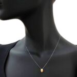 Collana Artlinea in Oro Giallo e Bianco Ovale - Mini Parure - CEA2544-LN