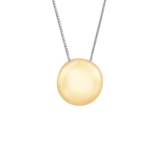 Collana Artlinea in Oro Giallo e Bianco Boule - Mini Parure - CEA2546-LN