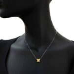 Collana Artlinea in Oro Giallo e Bianco Farfalla - Mini Parure - CEA2717-LN