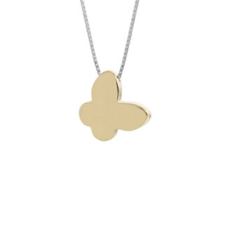 Collana Artlinea in Oro Bicolore Farfalla Piccola - Glam - CEA4325