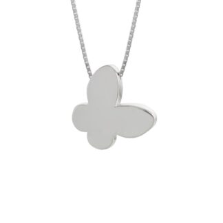 Collana Artlinea in Oro Bicolore Farfalla Grande - Glam - CEA4326