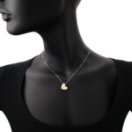 Collana Artlinea in Oro Bicolore Cuore Grande - Glam - CEA4328