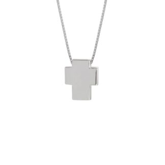Collana Artlinea in Oro Bicolore Croce Piccola - Glam - CEA4331