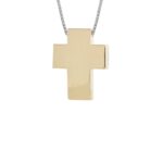 Collana Artlinea in Oro Bicolore Croce Grande - Glam - CEA4333