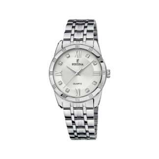Orologio Solo Tempo Festina in Acciaio con Zirconi - Mademoiselle - F16940/A