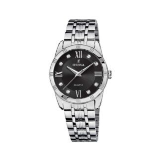 Orologio Solo Tempo Festina in Acciaio con Zirconi - Mademoiselle - F16940/D