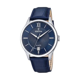 Orologio Solo Tempo Festina in Acciaio e Pelle - Acero Clasico - F20426/2
