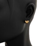 Orecchini Artlinea in Oro Giallo | Cuore Bombato - Mini Parure - OP0038-LG