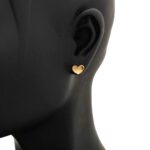 Orecchini Artlinea in Oro Giallo Cuore Incavato - Mini Parure - OP0039-LG