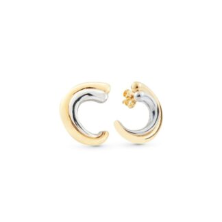 Orecchini Artlinea in Oro Giallo e Bianco - Glam - OP0043-LN