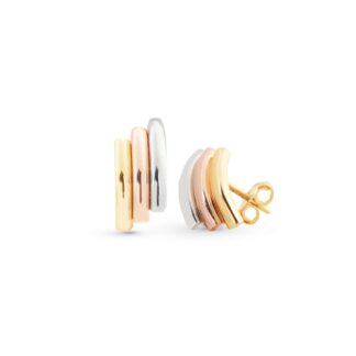 Orecchini Artlinea in Oro 18 Kt 3 Colori - Glam - OP0056-L2