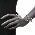 Bracciale Artlinea in Argento con Smalto e Zirconi Scorpione - Wild - ZBR692-MB