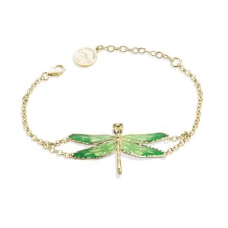 Bracciale Artlinea in Argento con Smalto Libellula - Wild - ZBR698-MG