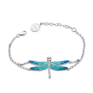 Bracciale Artlinea in Argento con Smalto Libellula - Wild - ZBR706-MB