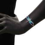 Bracciale Artlinea in Argento con Smalto Libellula - Wild - ZBR706-MB