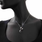 Collana Artlinea in Argento con Smalto e Zirconi Scorpione Piccolo - Wild - ZCL1287-MB