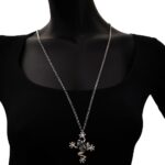 Collana Artlinea in Argento con Smalto e Zirconi Rana Grande - Wild - ZCL1306-MB