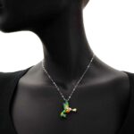 Collana Artlinea in Argento con Smalto Colibrì Piccolo - Wild - ZCL1313-MB